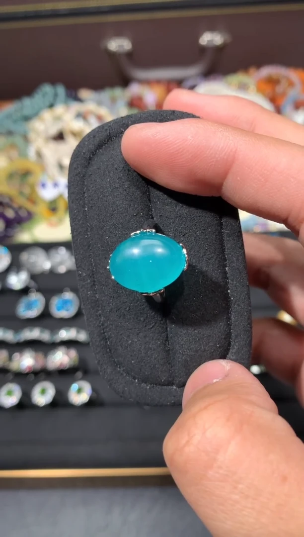 未镶嵌戒指天河石F45【多样性发其一】