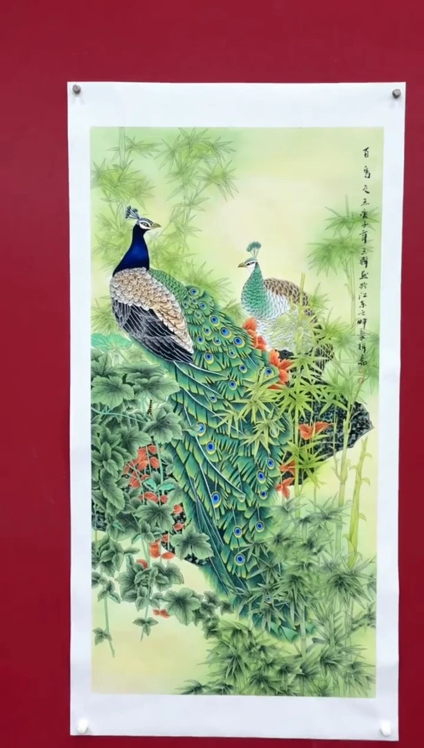 国画国画绘画山水花鸟