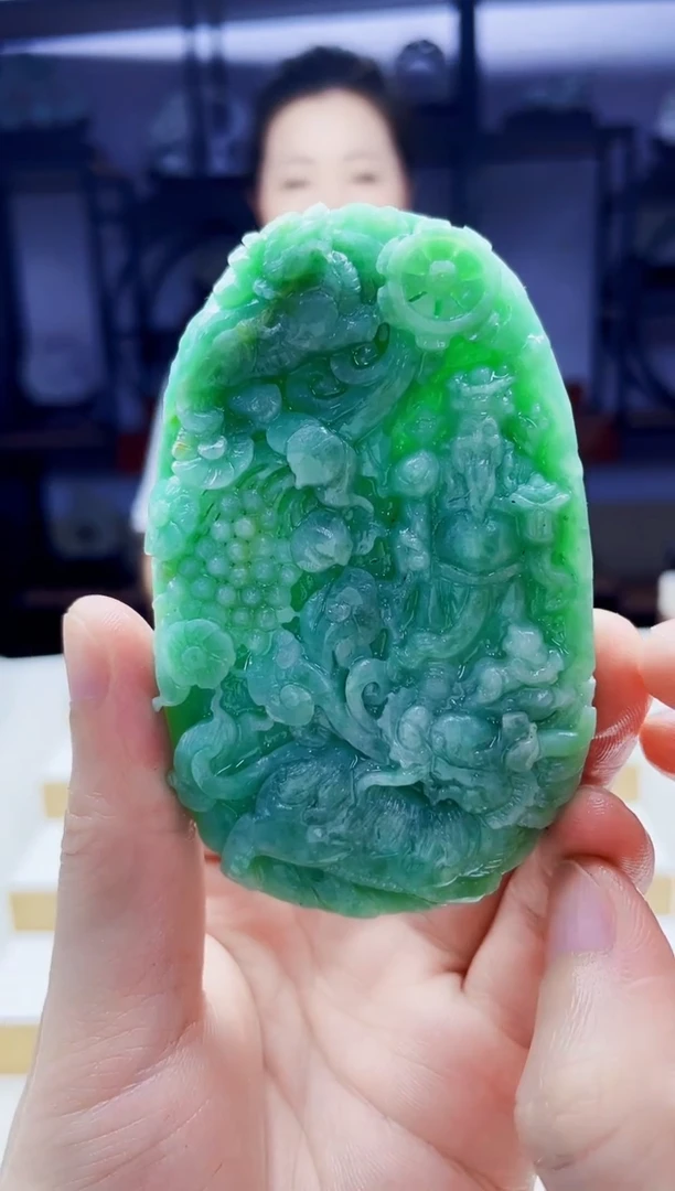 定制翡翠未镶嵌毛货07160035