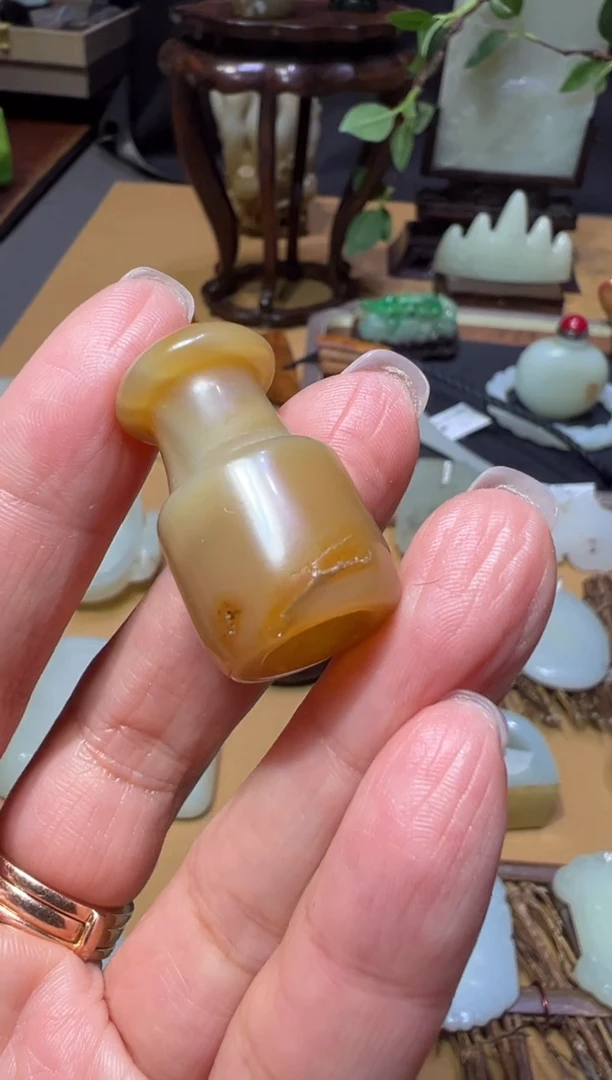 【闪购商品】玛瑙玉髓（有纹-介意勿拍）-烟嘴