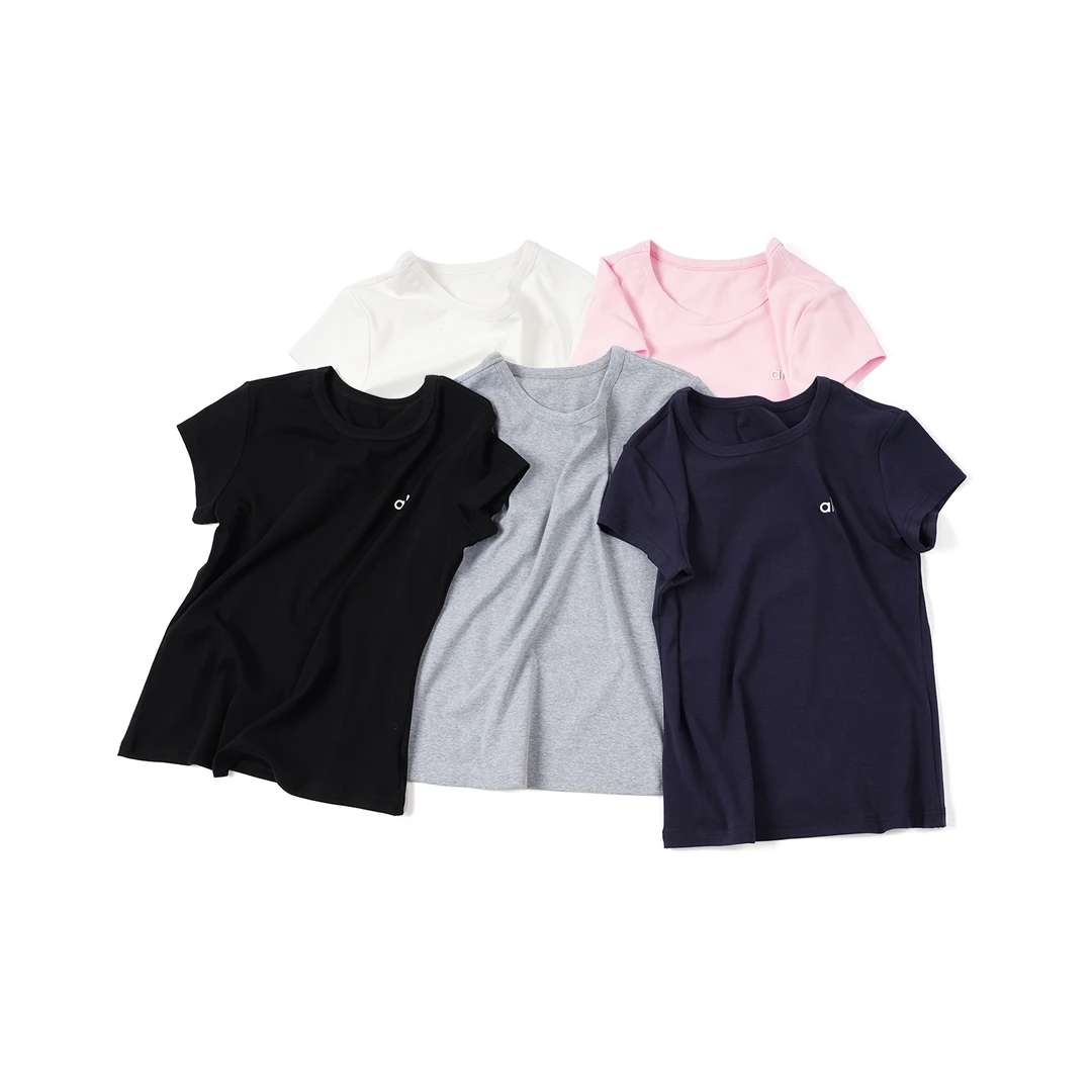 【百搭刺绣字母短袖】夏季新款爆款多色百搭小版T恤ZY5ZB0784