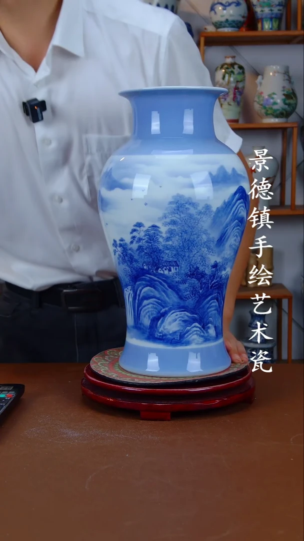 现代景德镇手工手绘陶瓷摆件30