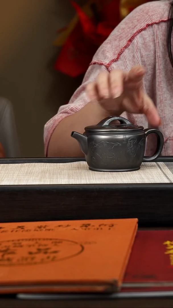 茶壶紫砂【P060】汉瓦  YMJ