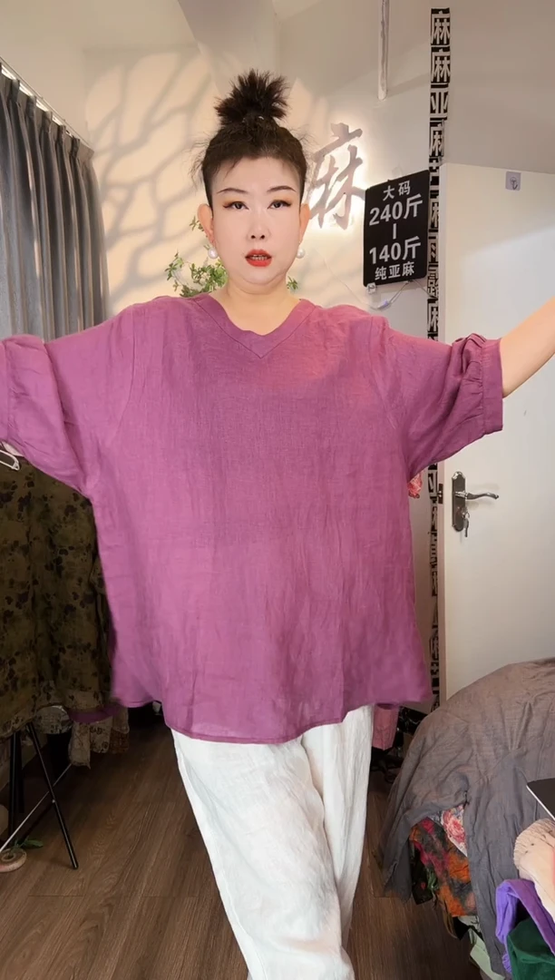 亚麻大码女装系列。