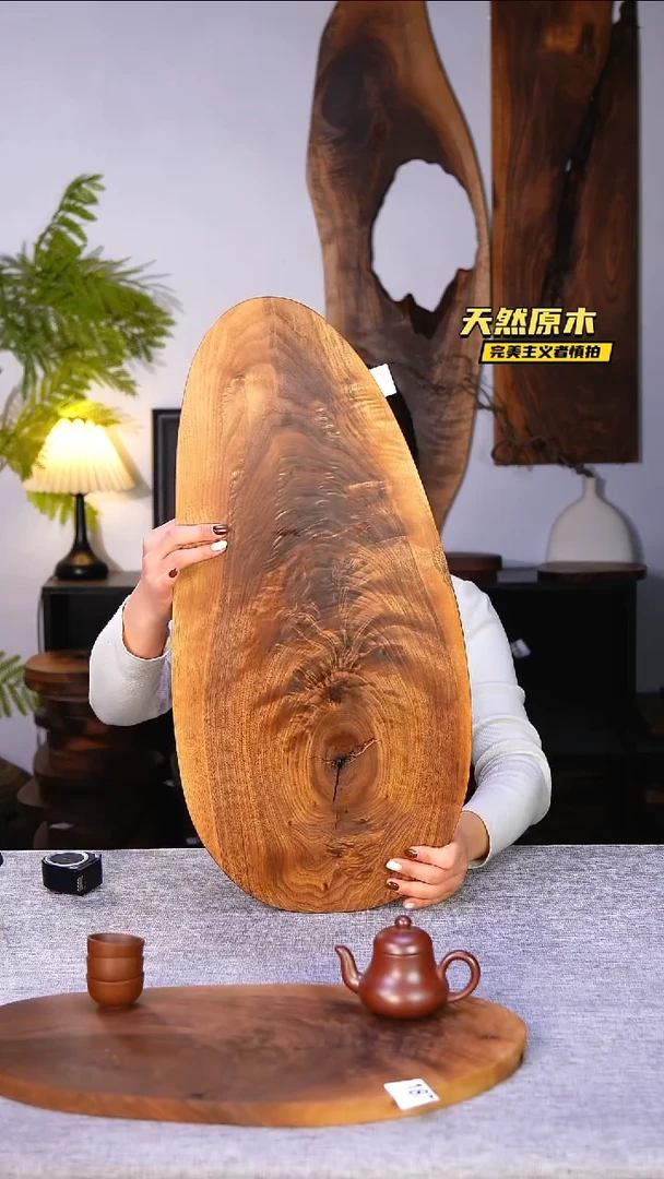 木北美黑胡桃原木.干裂疤结不属于商品质量问题完美主义者慎拍