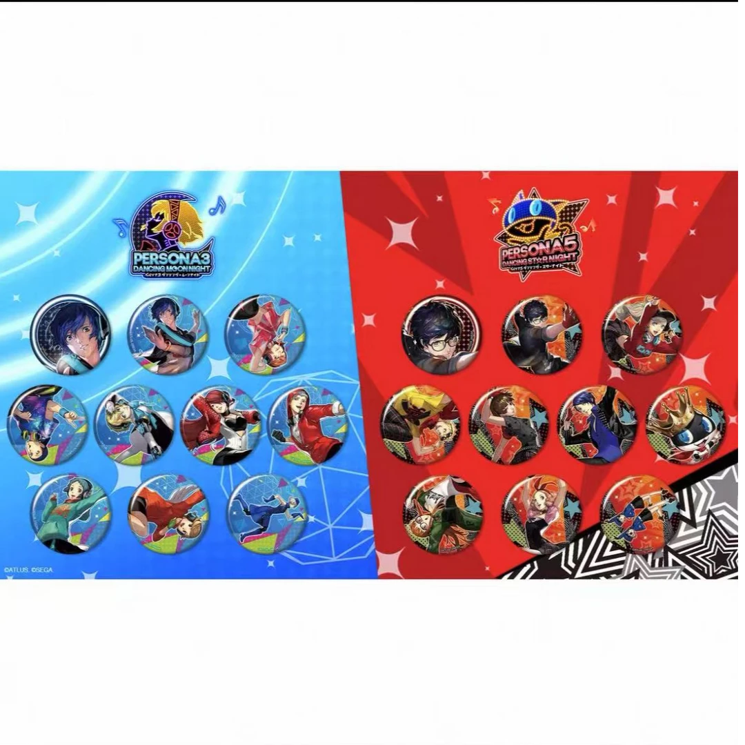 【女神异闻录热舞吧唧】月夜热舞星夜热舞徽章（盲盒代拆）