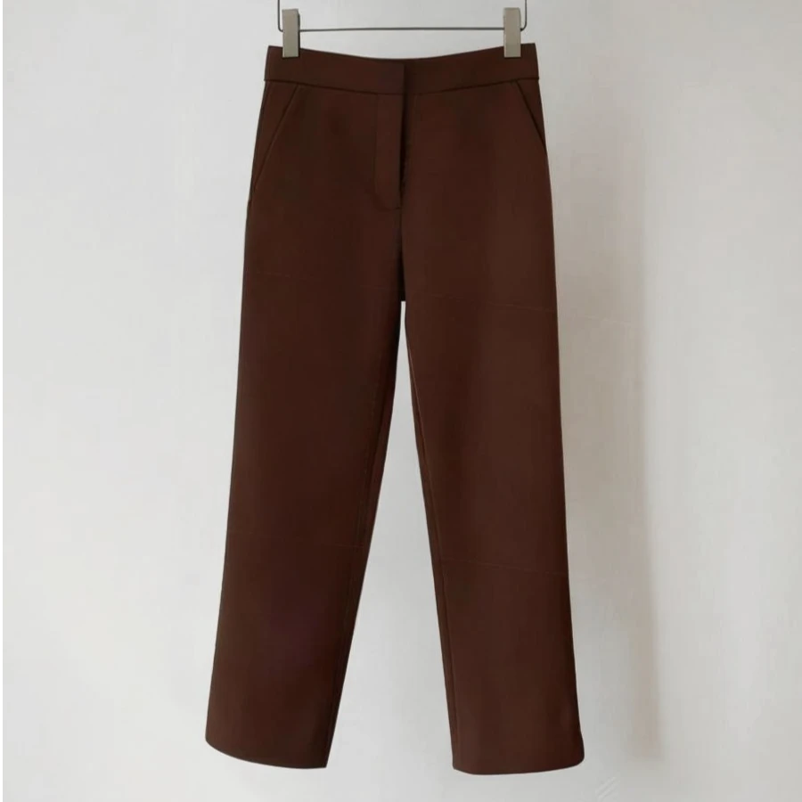 全羊毛复合绒高腰九分裤【升级品/好裤子不多得】