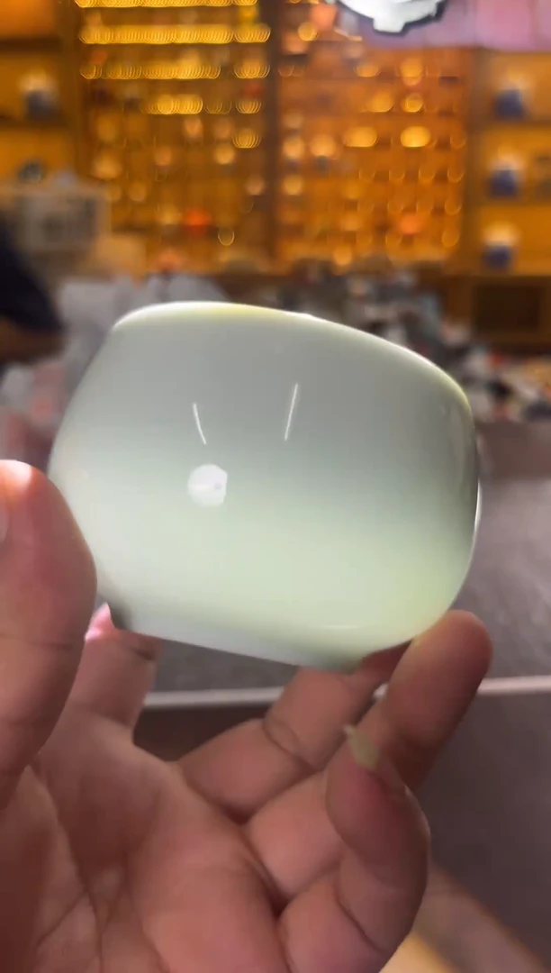 瓷片花溪陶瓷00000青瓷主人杯