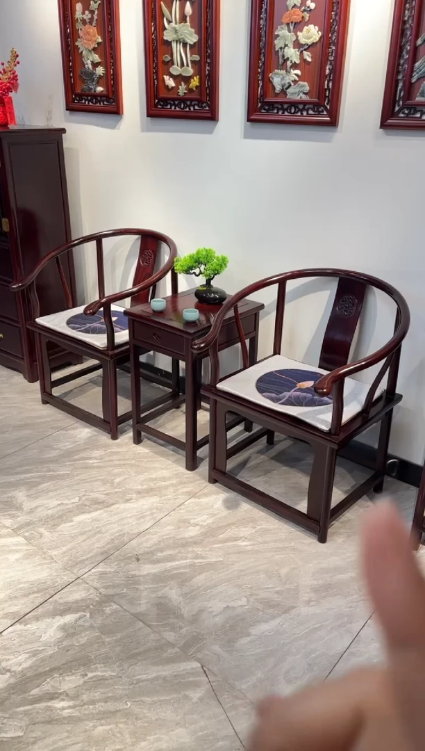 黑酸枝木类家具单茶几