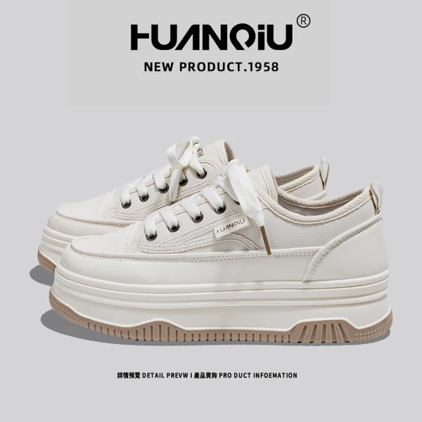 环球2025新款经典ins潮流休闲少女风厚底舒适防滑百搭运动