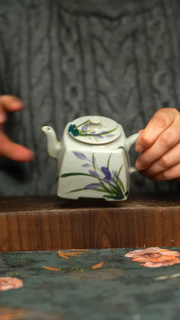 杯釉下彩手工手绘同款陶器