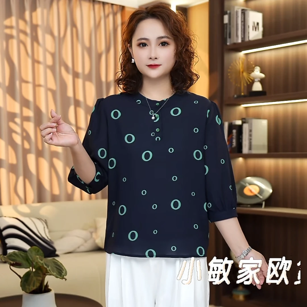 8962  夏秋新款时尚百搭气质T恤宽松显瘦休闲洋气上衣女