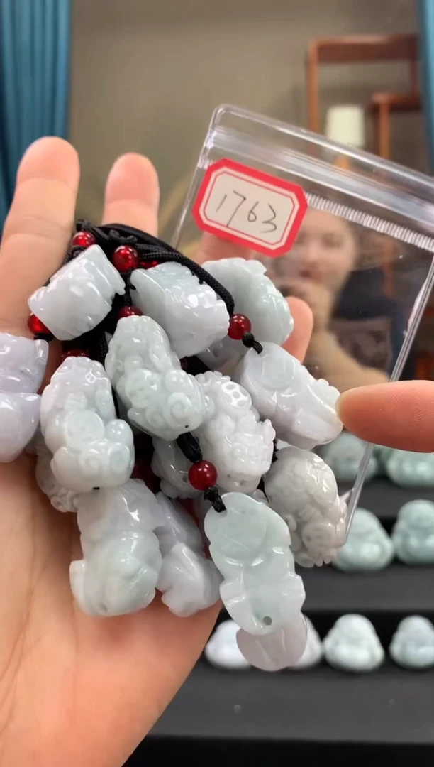 翡翠未镶嵌颈饰貔貅1763 多样性发一件