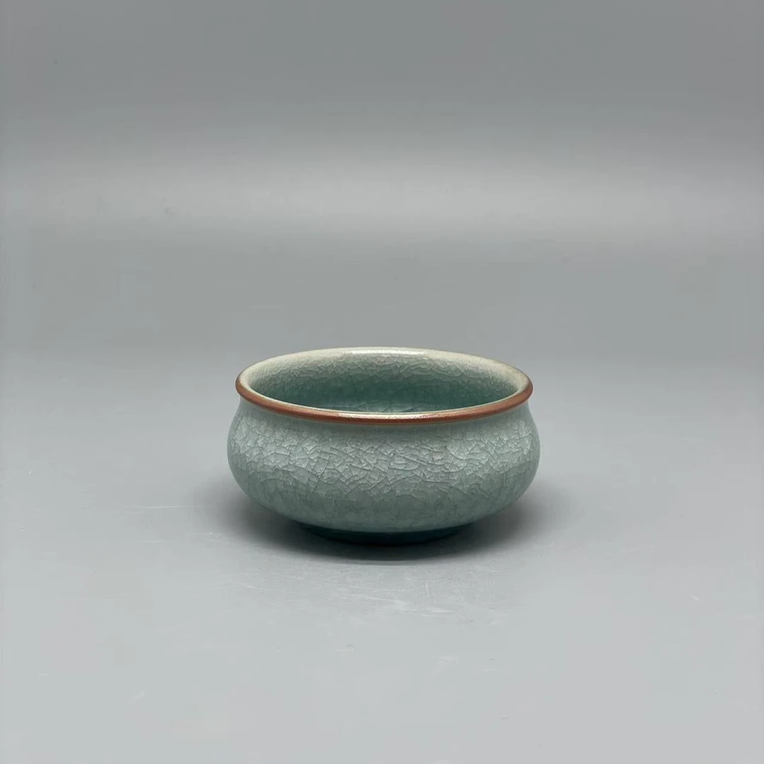 【天下龙泉】吴进 束口鼓腹杯｜周大乐忧选