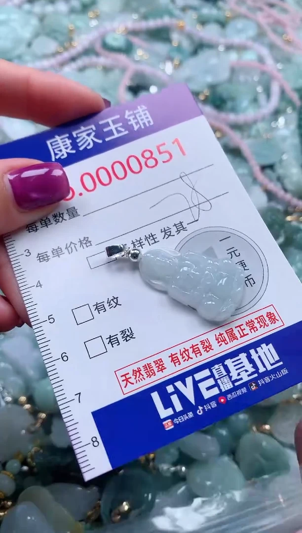 颈饰未镶嵌翡翠851
