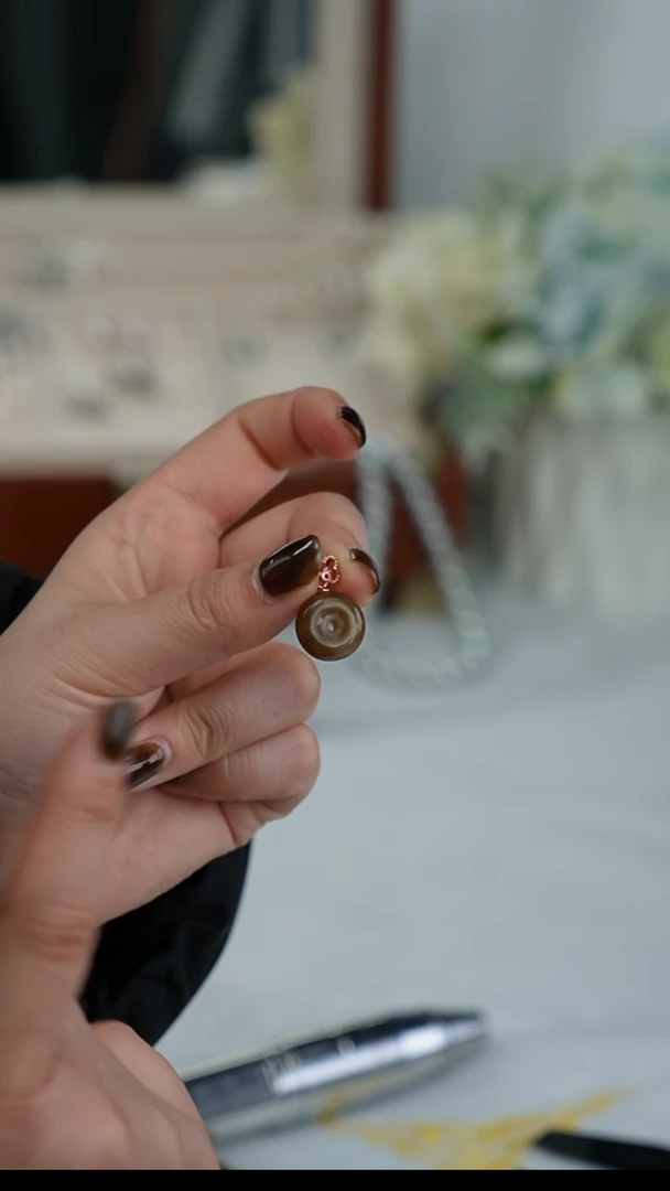 【闪购商品】和田玉（糖玉）吊坠(不含链)银S925镶嵌吊坠