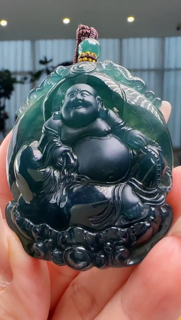 【闪购商品】翡翠吊坠(不含链)未镶嵌多样性发其一YJ@@WS50308H00