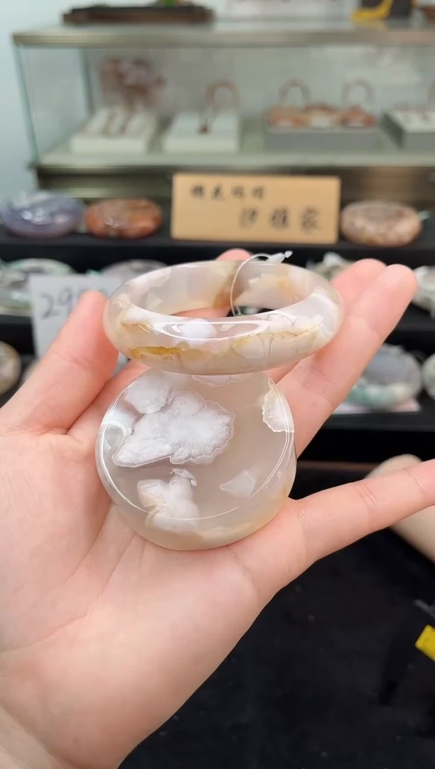 未镶嵌手镯石英质玉54圈口（赠品镯心）3515687