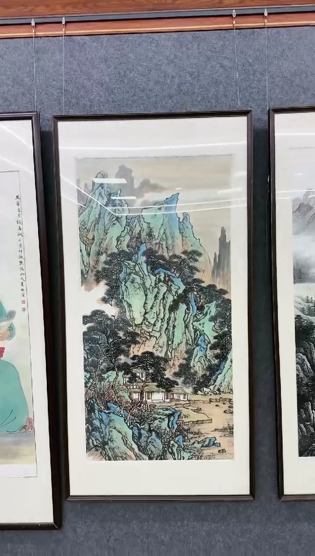 国画W-张伦玉-四尺-山水国画（不带框）