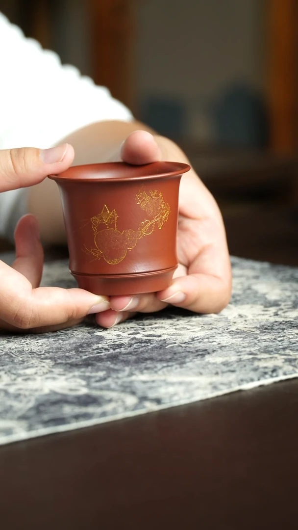 茶杯紫砂27号宜兴紫砂原矿作品