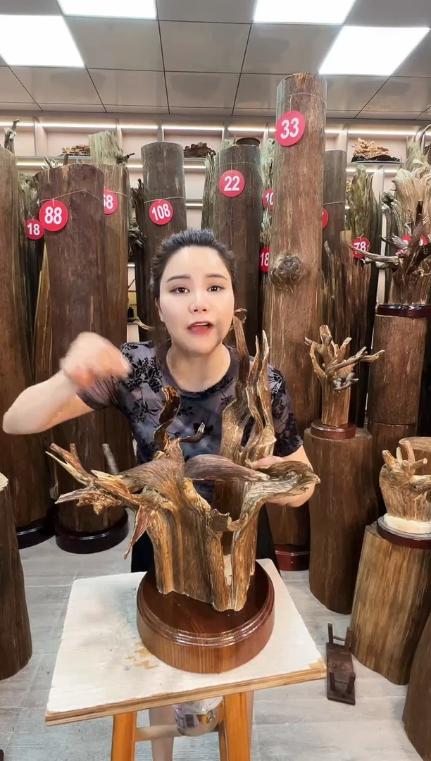 沉香碎屑沉香沉香原料摆件一百以上带底座