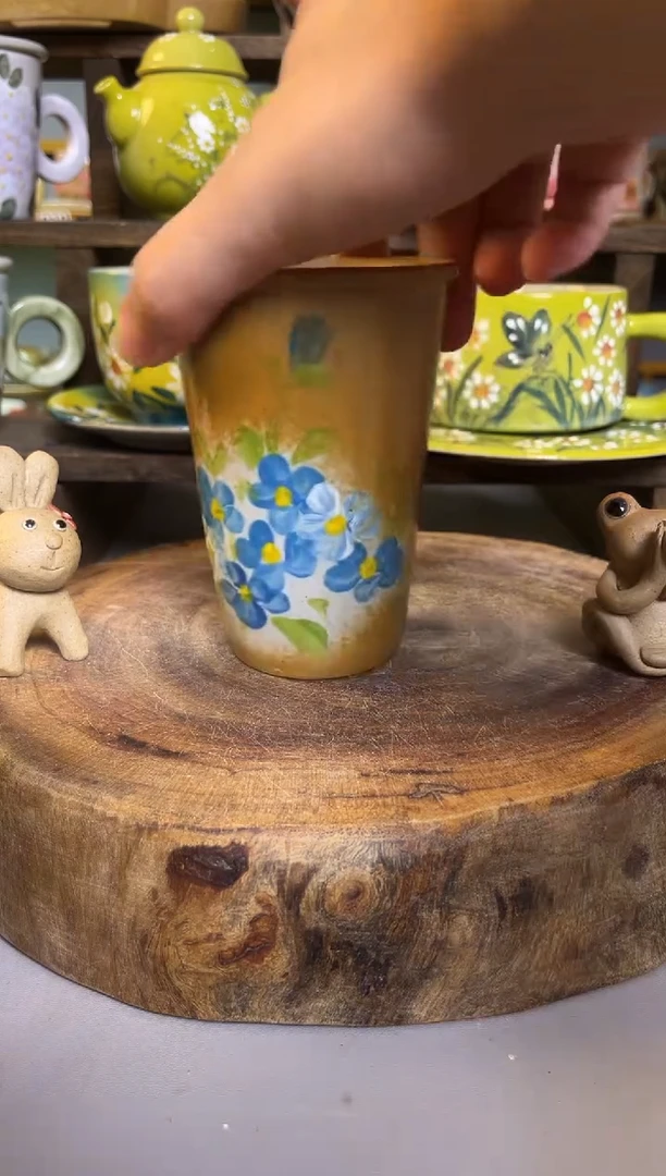 杯子手工手绘景德镇陶瓷