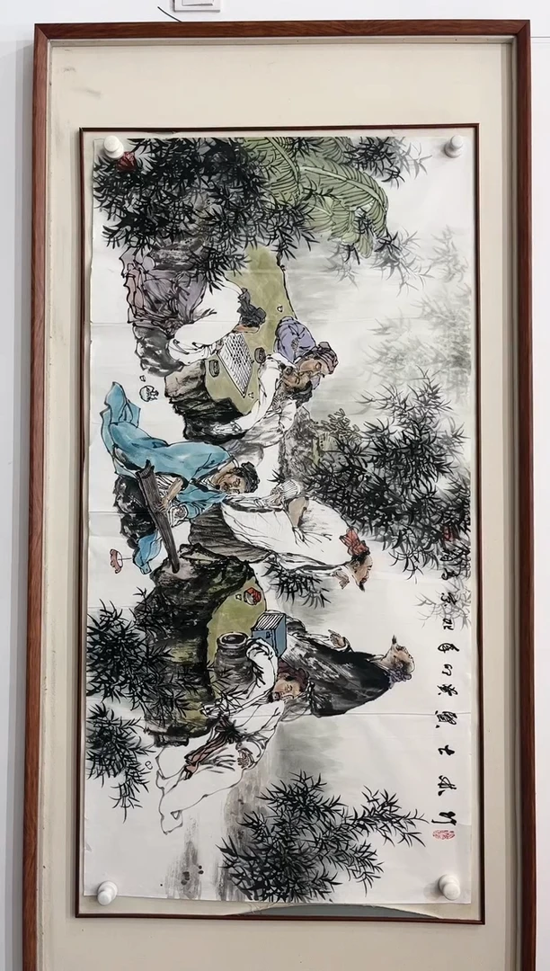 【闪购商品】国画2.3-艺术-冯高翔-四尺人物-21