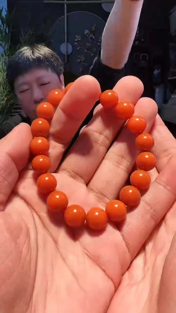 【闪购商品】南红玛瑙手链未镶嵌11+精圆