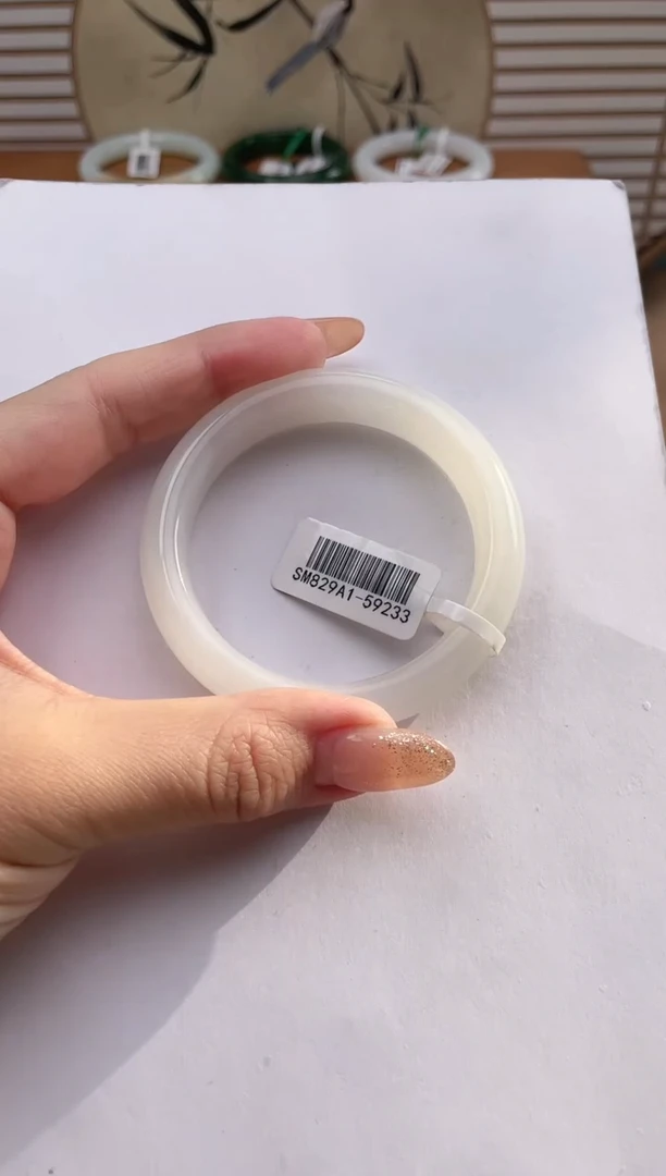 未镶嵌手镯和田玉53+