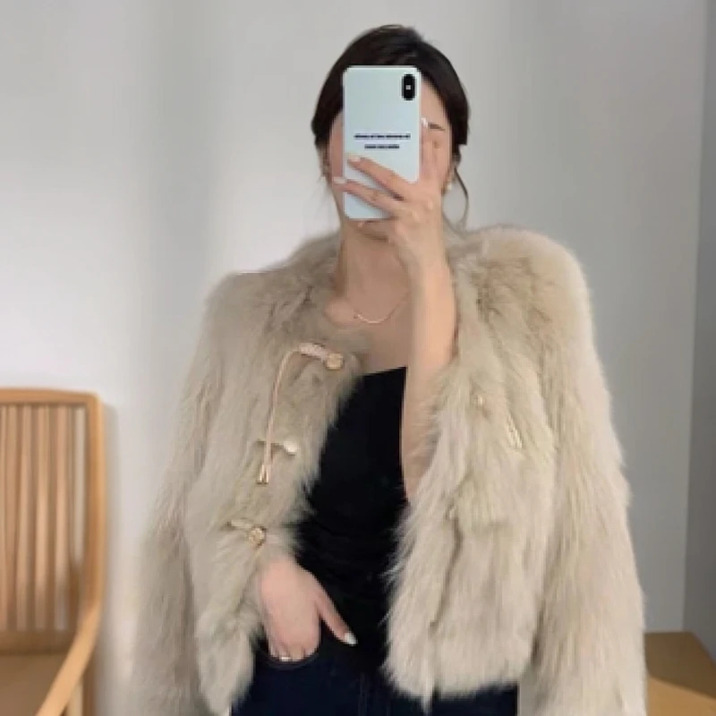新款托卡羊毛外套 小香风