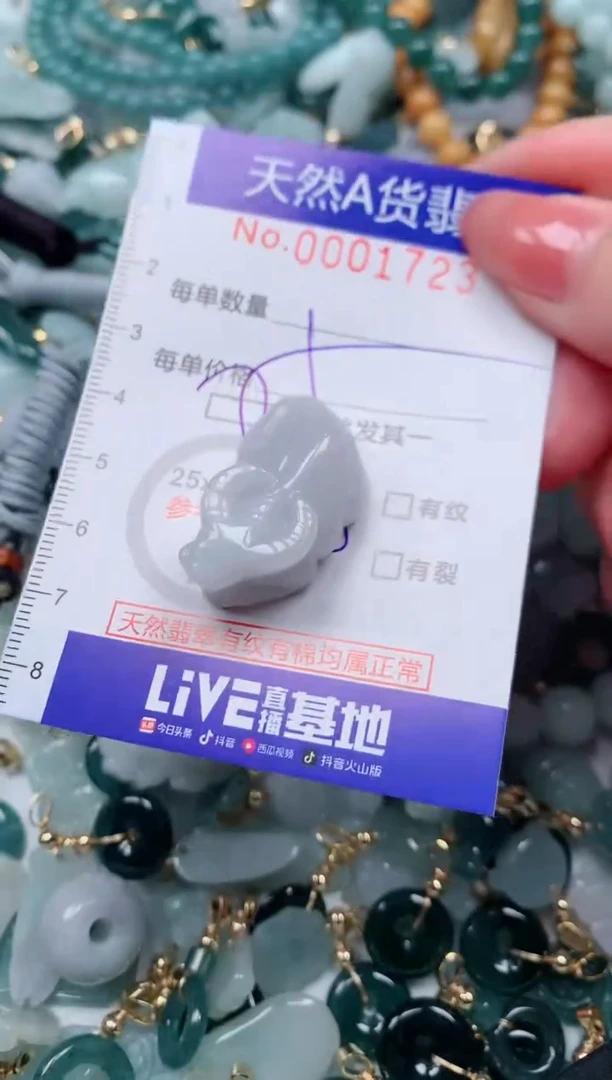 【闪购商品】翡翠颈饰未镶嵌00001723