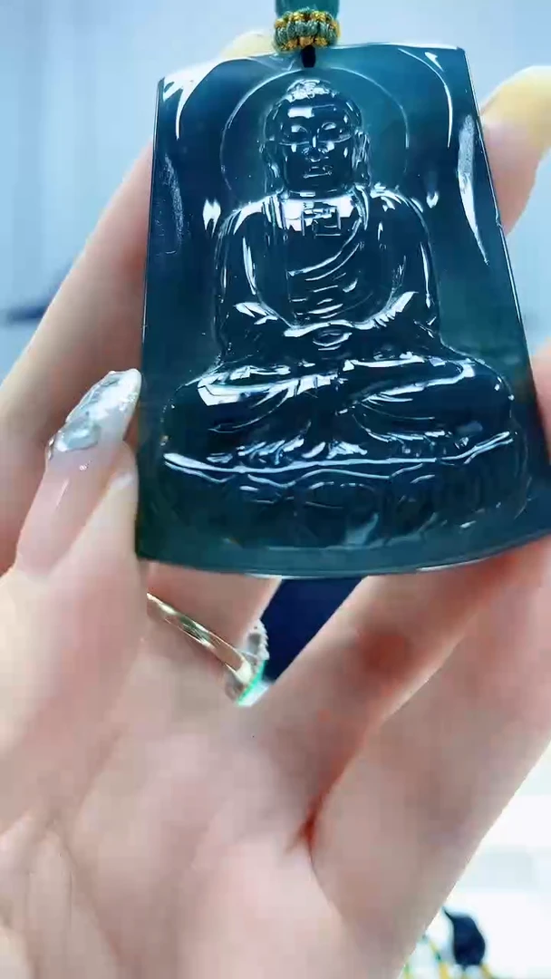 定制翡翠未镶嵌4898DD-毛货挂件116