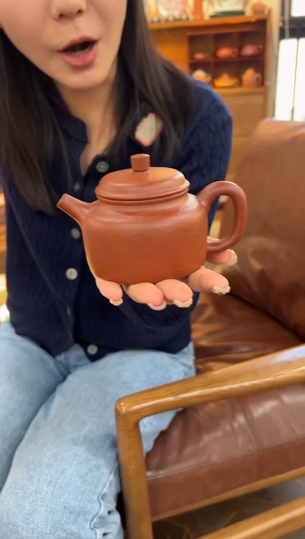 【闪购商品】紫砂茶壶【头哥手工壶】德钟朱泥