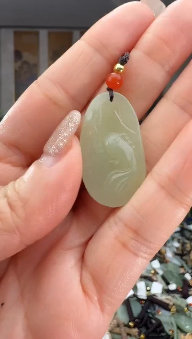 颈饰未镶嵌和田玉拍一发一多样性发货