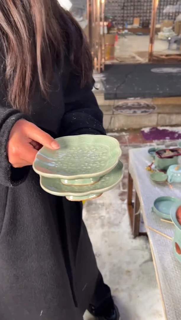 瓷片原产地原矿釉汝瓷