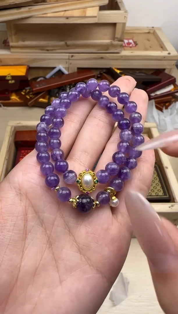 未镶嵌手链紫晶000000000000000000