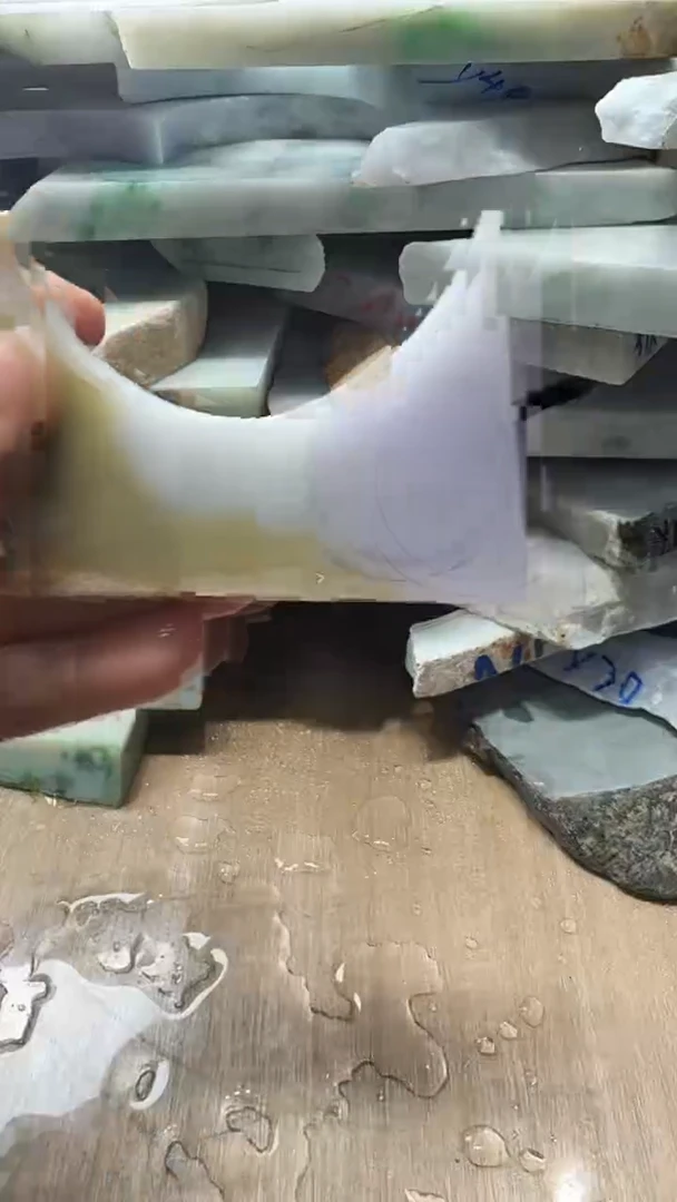 裸石翡翠天然翡翠A货花570