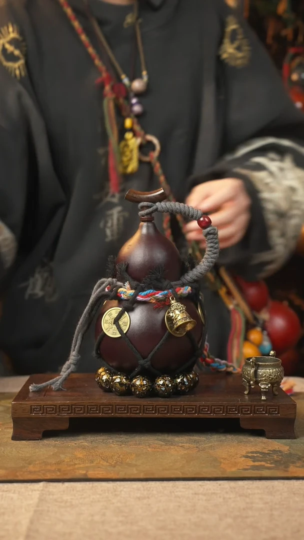 【闪购商品】023大漆葫芦一物一拍记葫堂出品