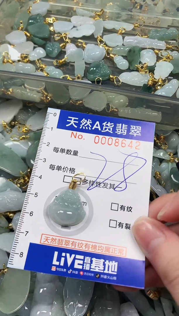 颈饰未镶嵌翡翠天然a货翡翠