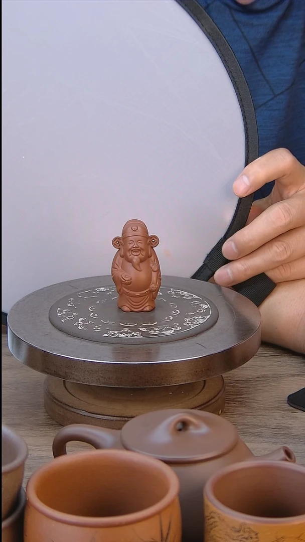 茶壶紫砂老寿星雕塑