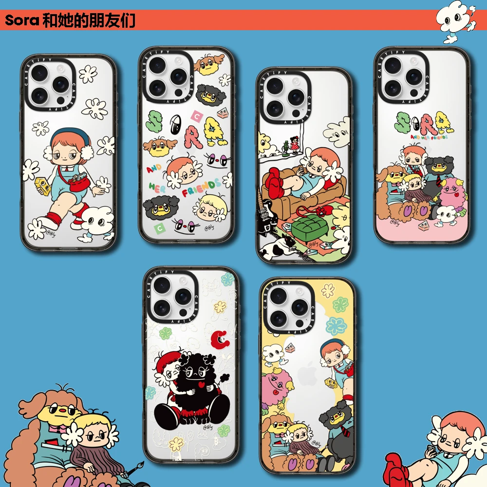 CASETiFY sora朋友们 手机壳适用iPhone16/15/14/13/12/ProMax