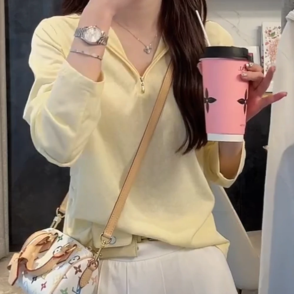 雪花冰~重工蕾丝拼接连帽上衣