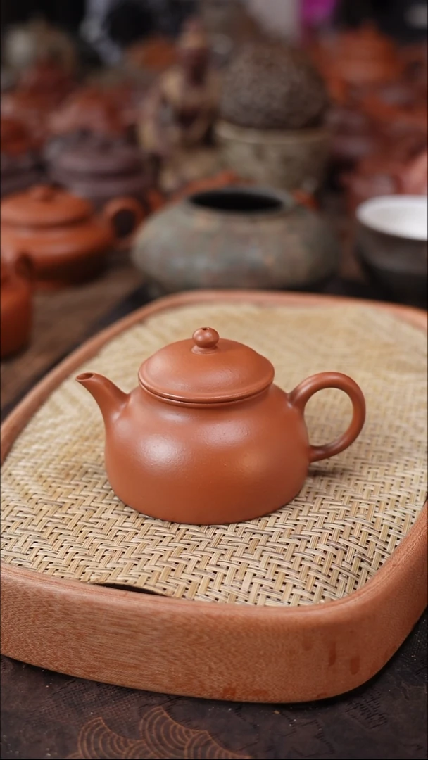 茶壶紫砂朱泥半手工怀隐