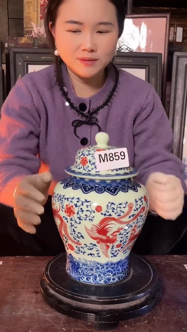 摆件陶景德镇陶瓷摆件M859