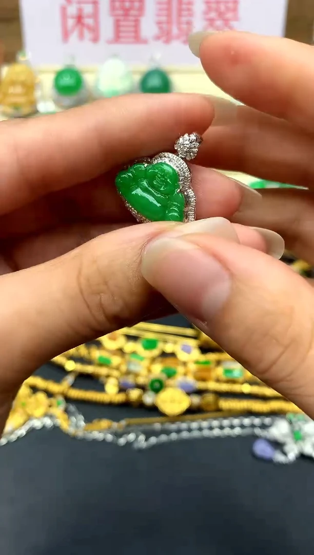 颈饰未镶嵌翡翠558 -中国好珍宝