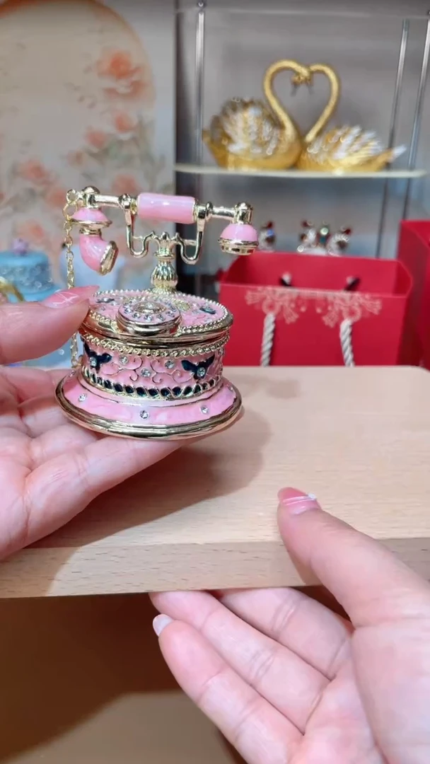 【闪购商品】易尚宝珐琅彩首饰盒