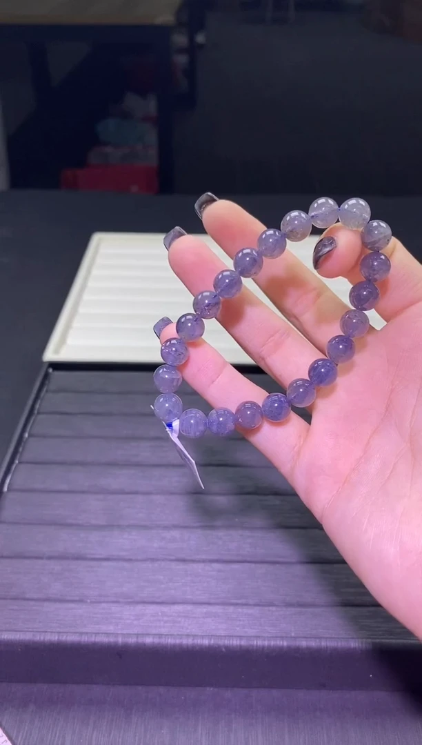 【闪购商品】堇青石W07堇青石单圈8mm未镶嵌多样性发其一