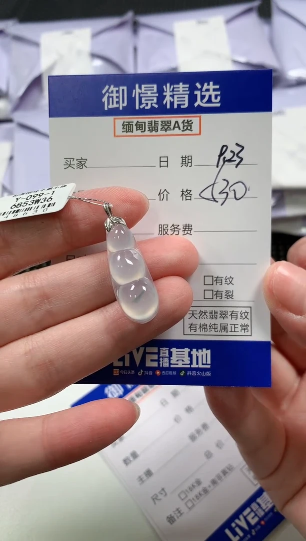 颈饰18K金镶嵌翡翠小*贵61