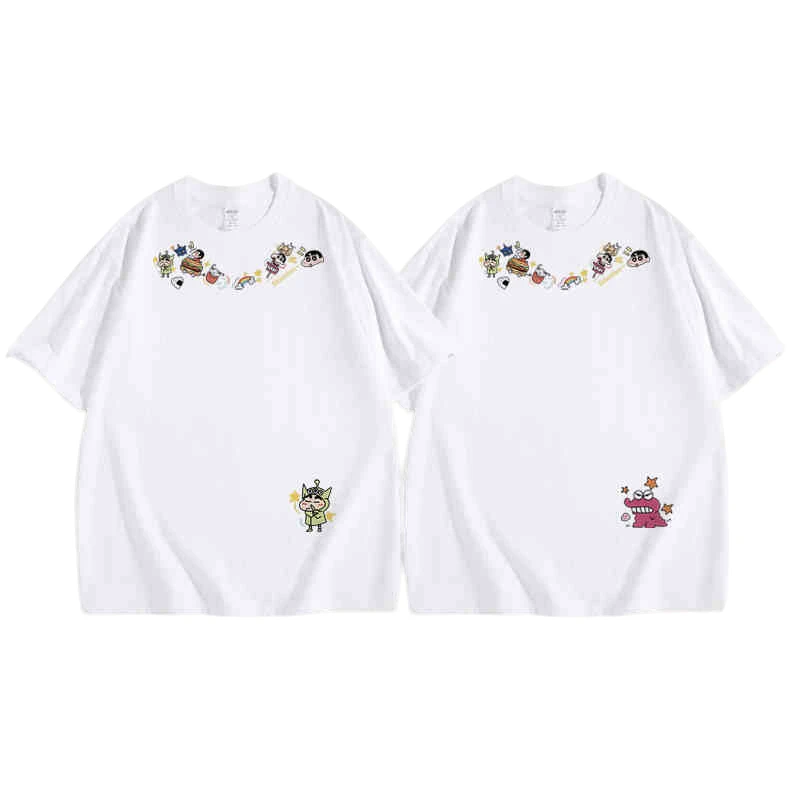 特别的蜡笔小新情侣装夏季装t恤短袖纯棉2025新款网红高级感衣服