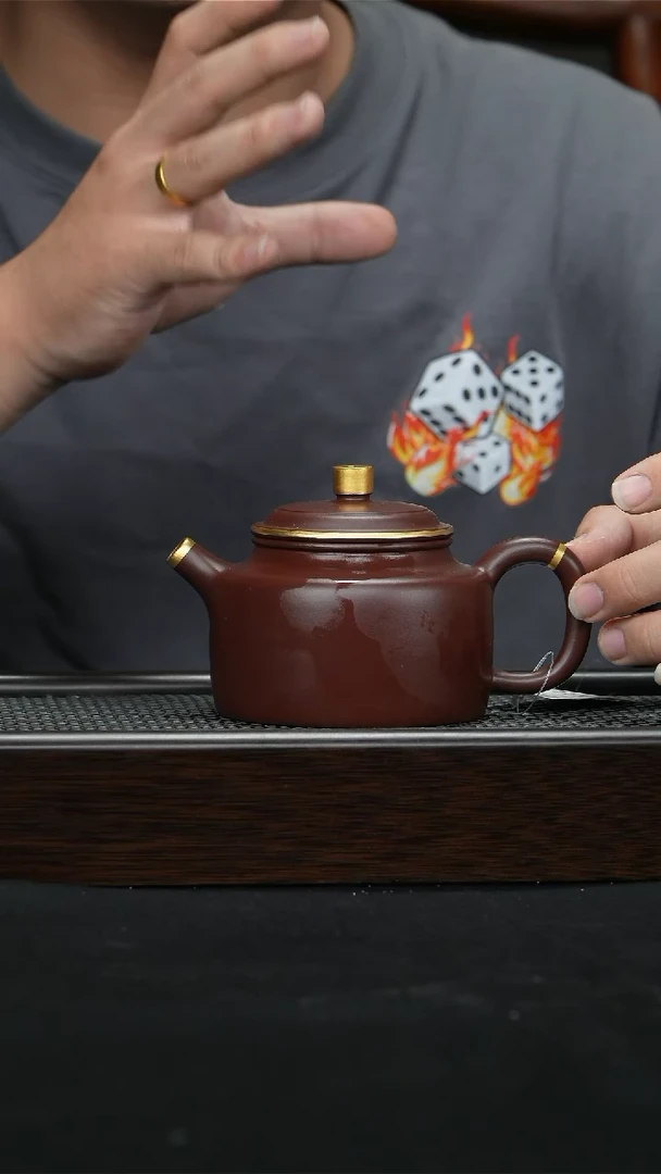 茶壶紫砂宜兴紫砂240cc0443